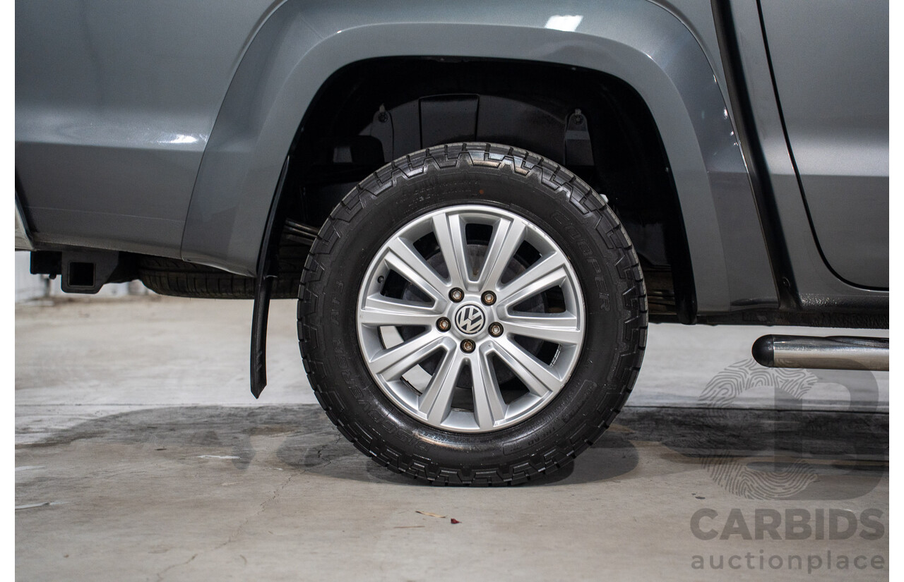 1/2013 Volkswagen Amarok Tdi400 Highline (4x4) 2H MY13 Dual Cab Utility Natural Grey Metallic Turbo Diesel 2.0L