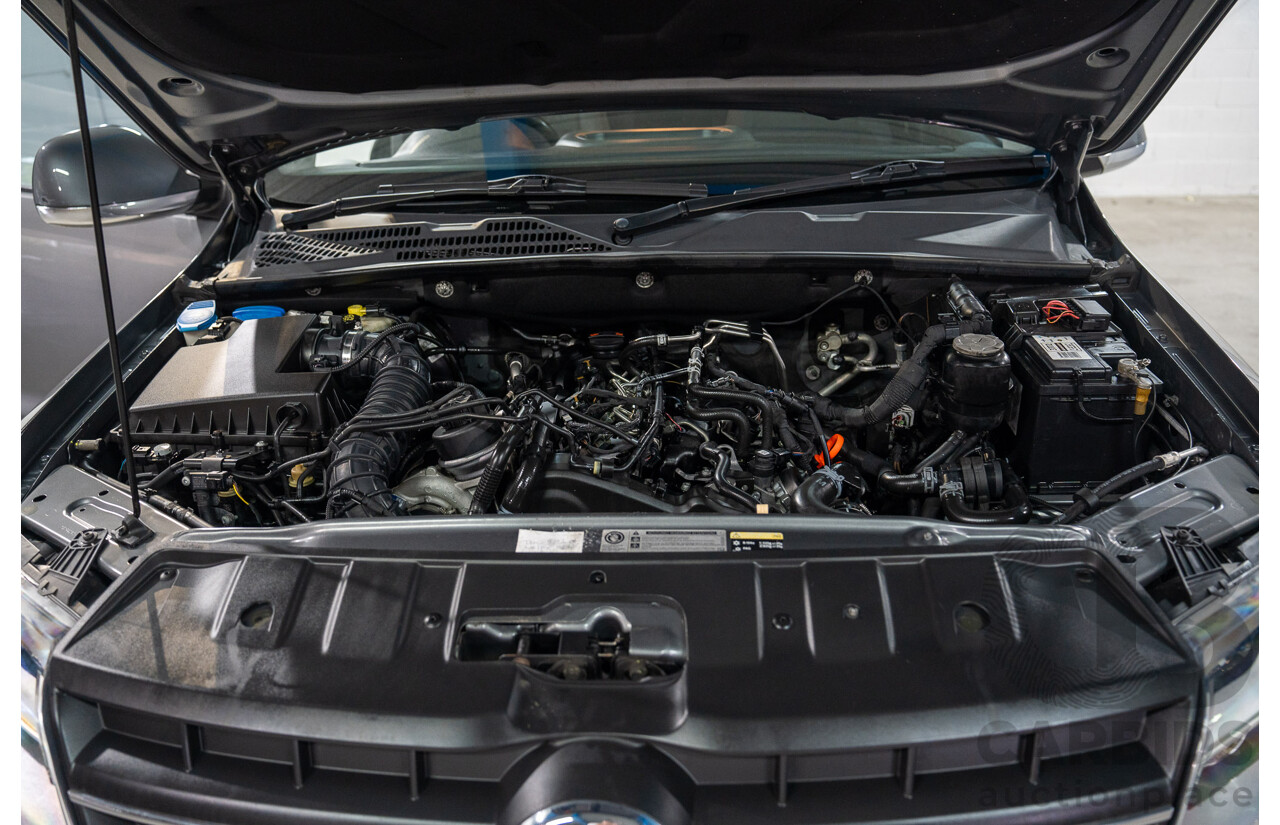 1/2013 Volkswagen Amarok Tdi400 Highline (4x4) 2H MY13 Dual Cab Utility Natural Grey Metallic Turbo Diesel 2.0L