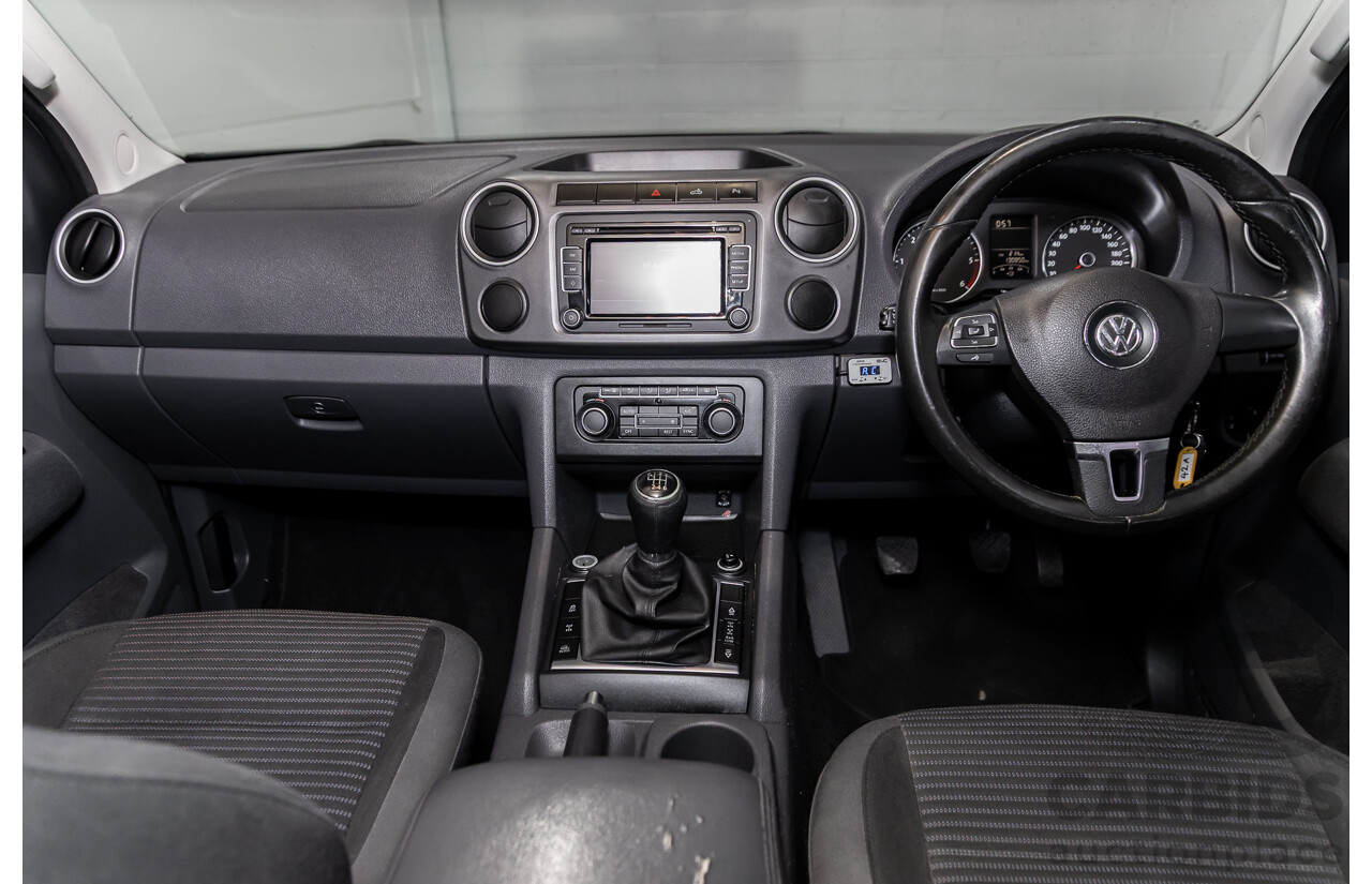 1/2013 Volkswagen Amarok Tdi400 Highline (4x4) 2H MY13 Dual Cab Utility Natural Grey Metallic Turbo Diesel 2.0L