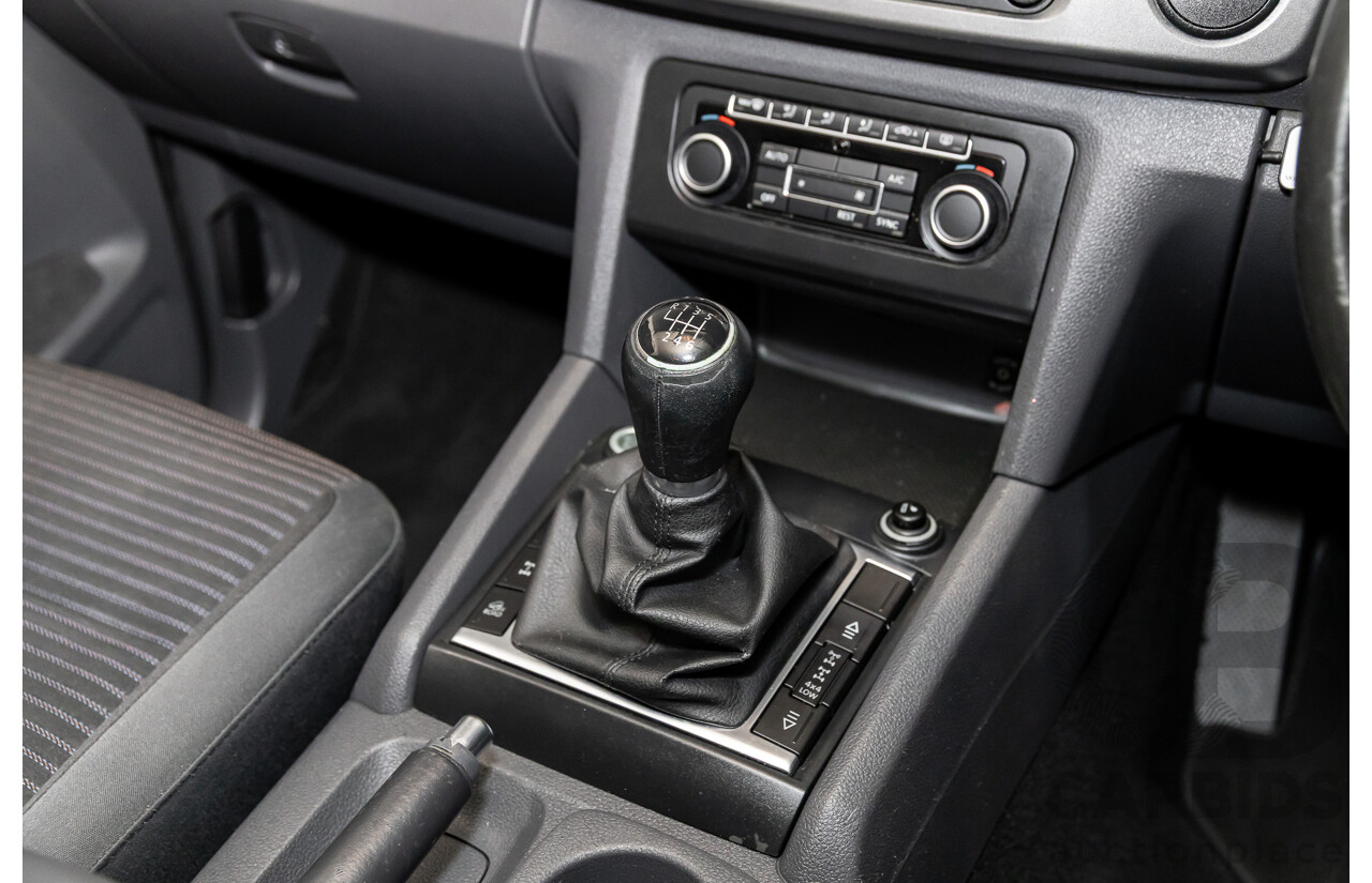 1/2013 Volkswagen Amarok Tdi400 Highline (4x4) 2H MY13 Dual Cab Utility Natural Grey Metallic Turbo Diesel 2.0L