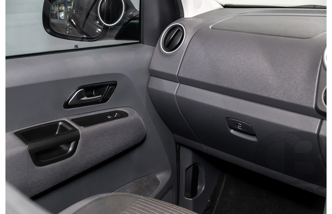 1/2013 Volkswagen Amarok Tdi400 Highline (4x4) 2H MY13 Dual Cab Utility Natural Grey Metallic Turbo Diesel 2.0L