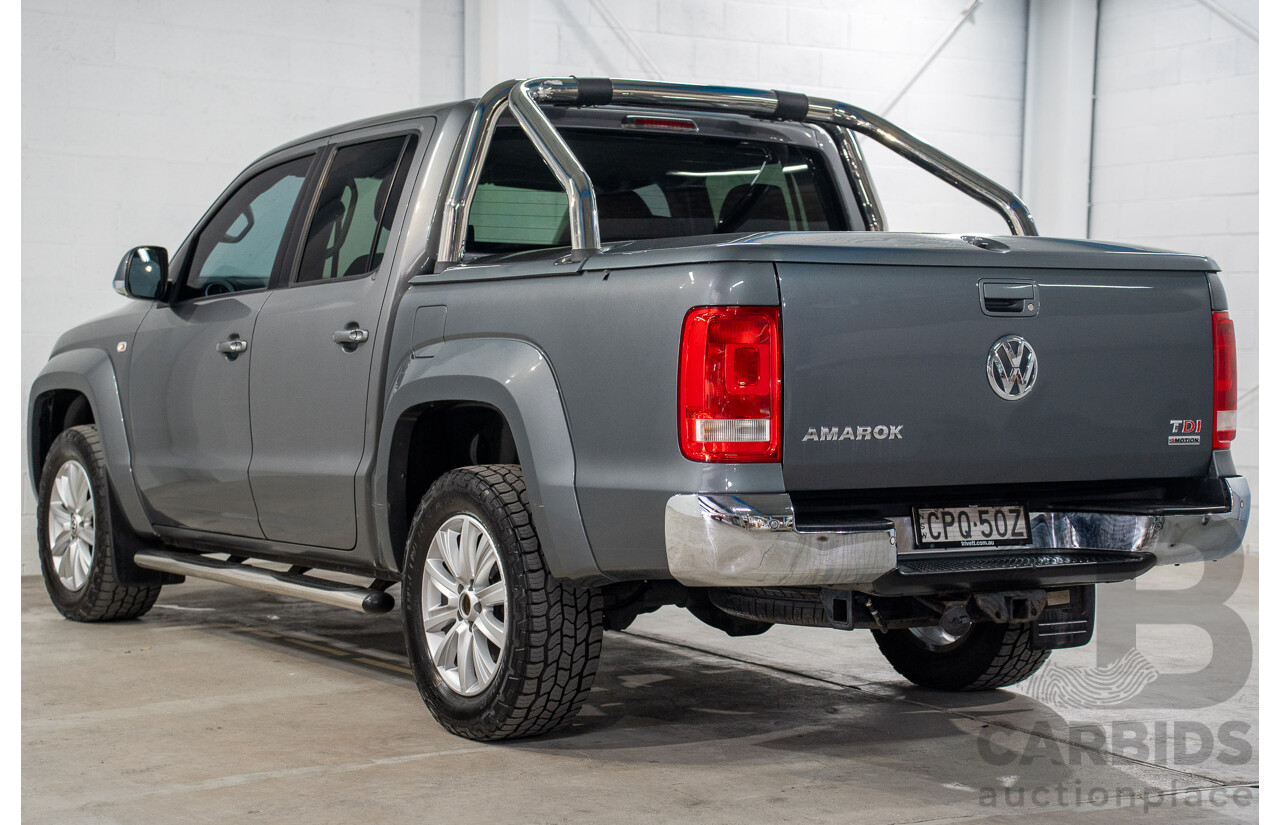 1/2013 Volkswagen Amarok Tdi400 Highline (4x4) 2H MY13 Dual Cab Utility Natural Grey Metallic Turbo Diesel 2.0L