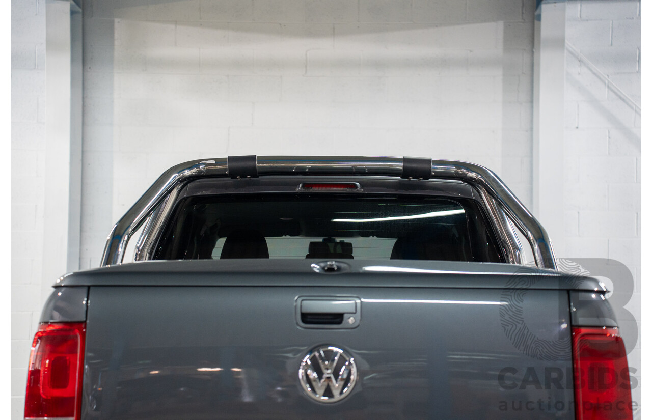 1/2013 Volkswagen Amarok Tdi400 Highline (4x4) 2H MY13 Dual Cab Utility Natural Grey Metallic Turbo Diesel 2.0L
