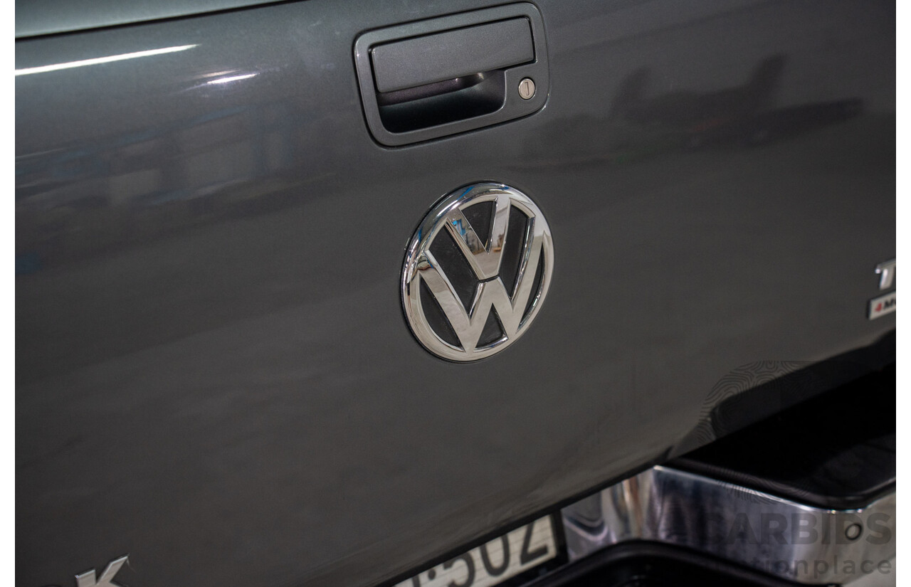 1/2013 Volkswagen Amarok Tdi400 Highline (4x4) 2H MY13 Dual Cab Utility Natural Grey Metallic Turbo Diesel 2.0L