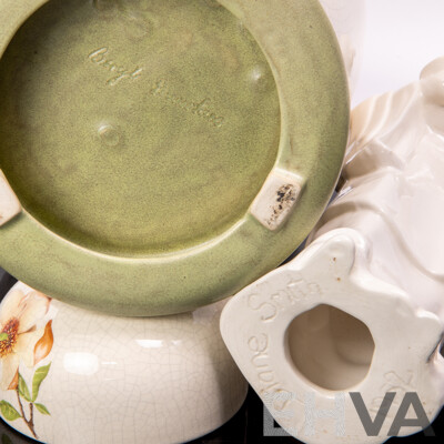 Ceramic Statue by Dianne Smith Along with Faux Chinese Ginger Jar by Beryl Dawkins