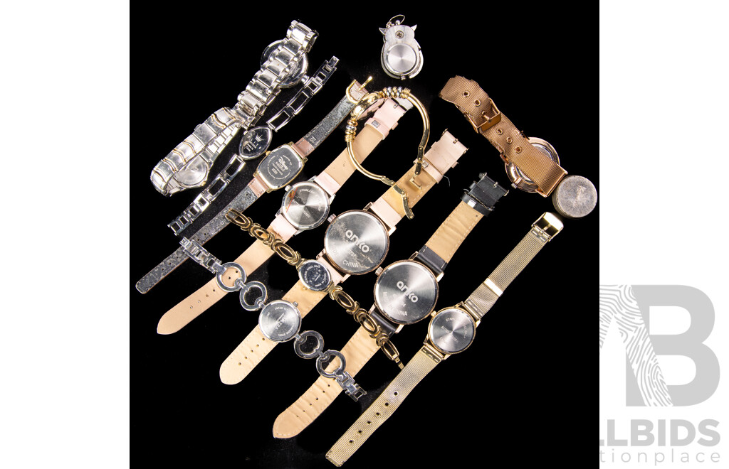Collection of Ladies Wrist Watches, Elite, Lander, Jag and More 