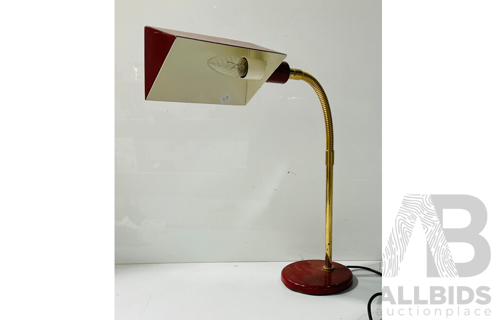 Retro Corded Electrical Work Desk Lamp