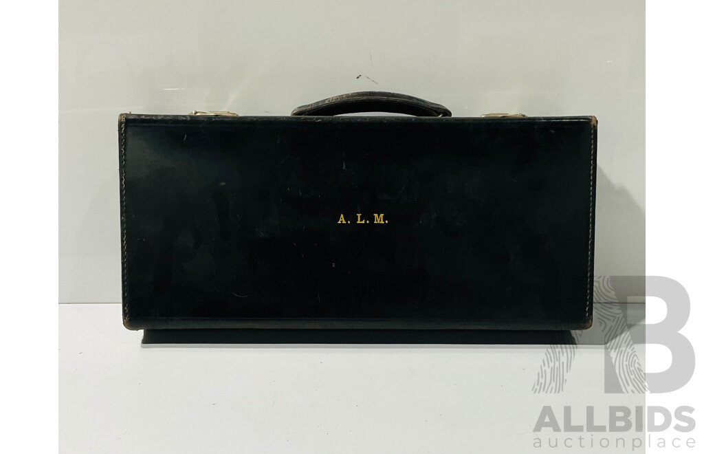 Collection of Three Vintage Bags Including One Example From Royal and Two Briefcases Including Example From A.L.M
