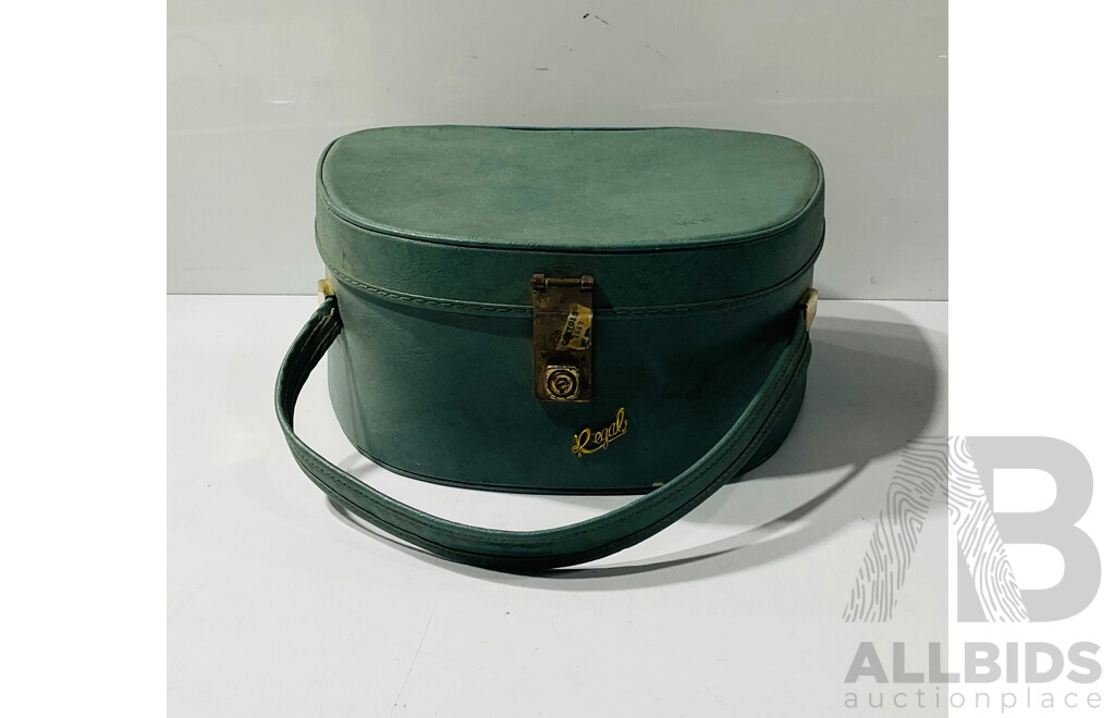 Collection of Three Vintage Bags Including One Example From Royal and Two Briefcases Including Example From A.L.M