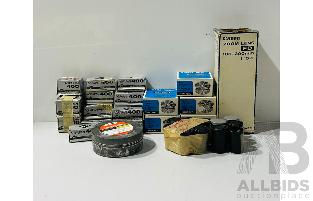 Collection Vintage Agfa and Other Film and Other Camera Ephemera