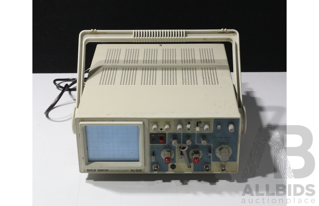 Retro Dick Smith 20MHz Oscilloscope Q 1802 PS 200