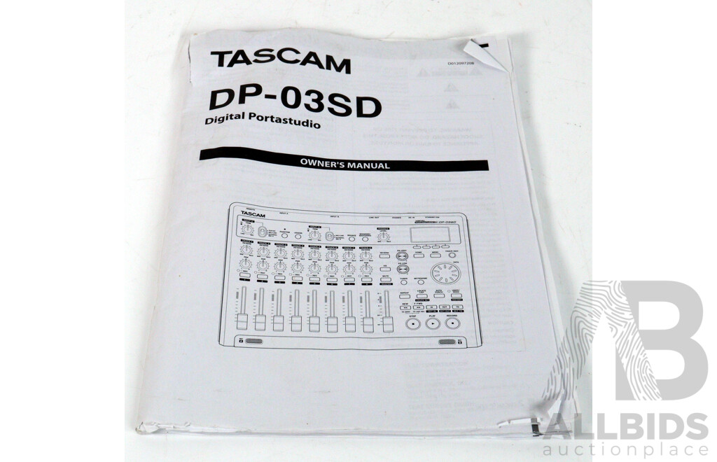 Tascam Digital Portastudio DP03SD