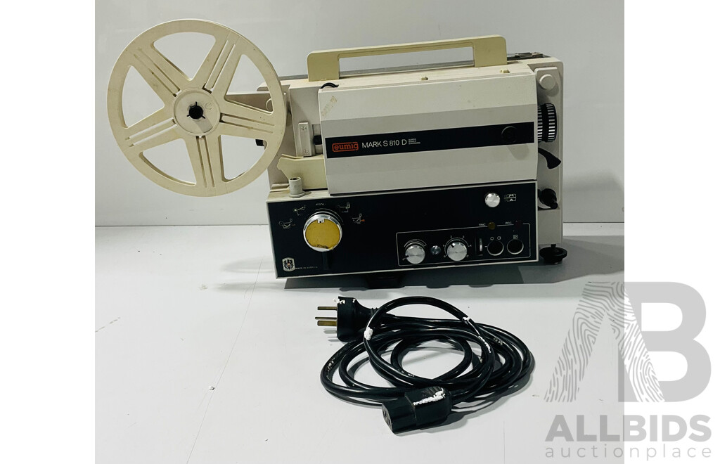 Vintage Eumig Mark S 810 D Video Projector in Original Box