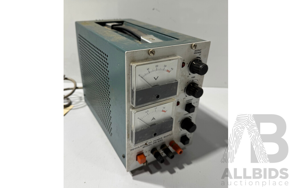 Vintage Trio Regulated DC Power Supply Model PR 653