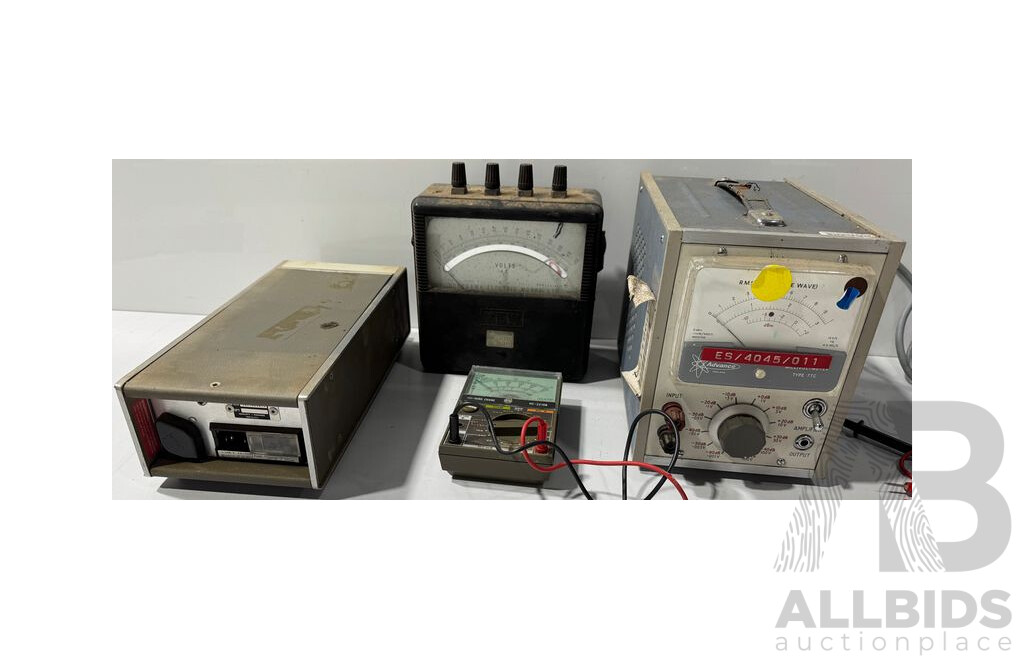 Collection Electric Testing Devices, Cables and More