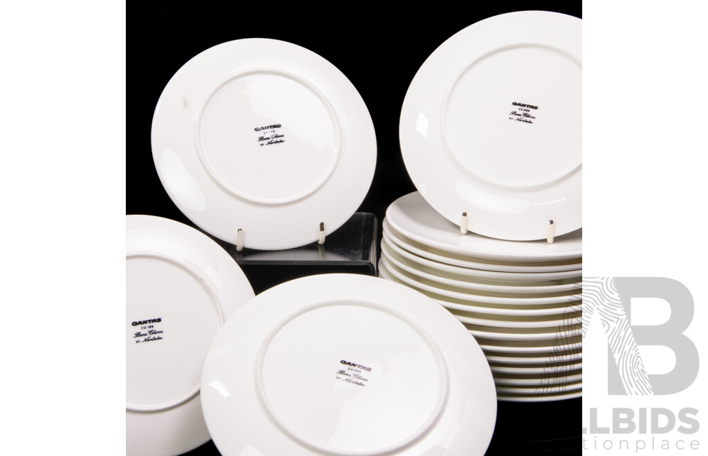 Set 18 Noritake Porcelain for Qantas Side Plates