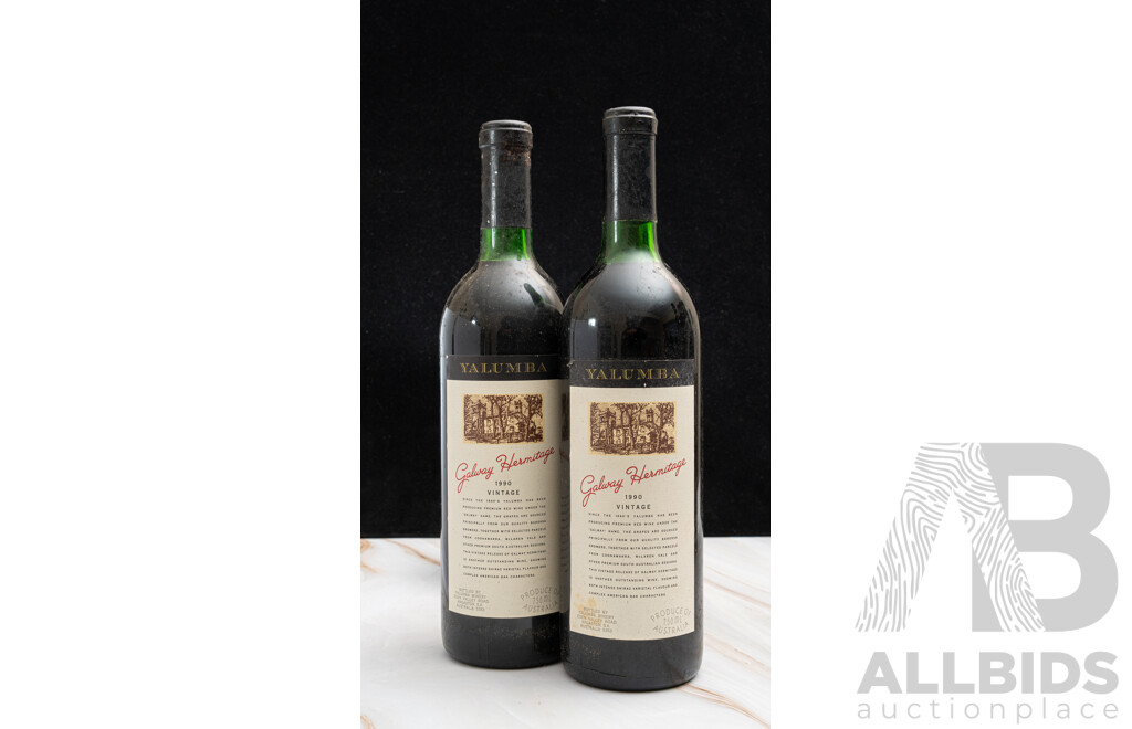 Yalumba Galway Hermitage Vintage 1990 X 2