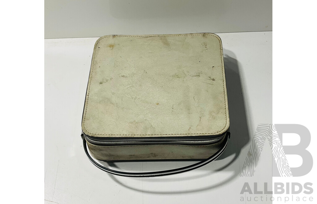 Vintage White Brother Deluxe 1300 Typewriter Including Vinyl Carry Case