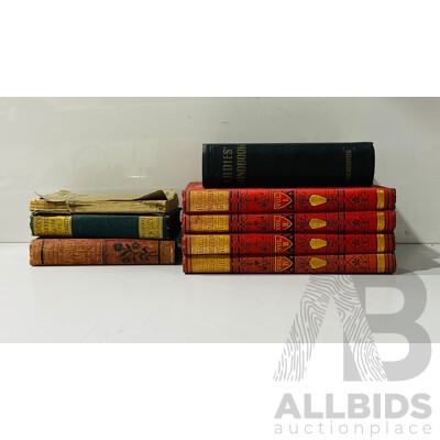 Collection Antique & Vintage Etiquette Books Including Cassell's Household Guide Vols. I - IV, Married Love Together with Ladies' Handbook of Home Treatment and More