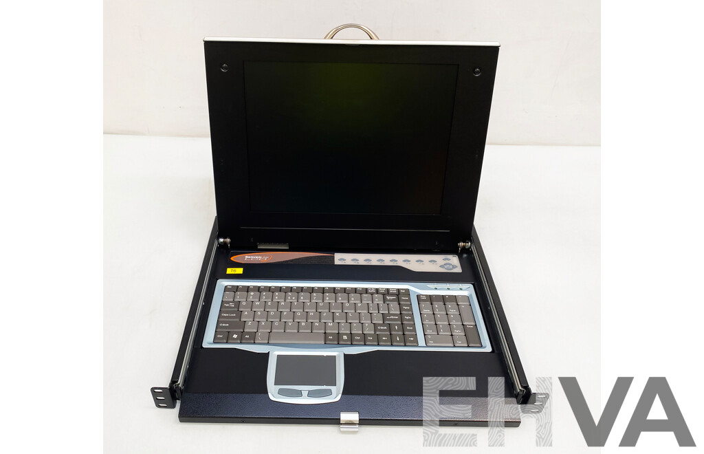 ServerLink LCD 15-Inch (1024 X 768) 1RU Rackmount KVM Appliance