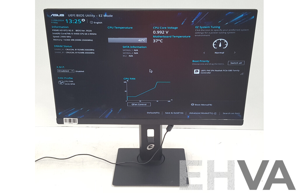 EDsys K40 Pro Intel Core i5 (9400) 2.90GHz-4.10GHz 6-Core CPU 24-Inch All-in-One Desktop