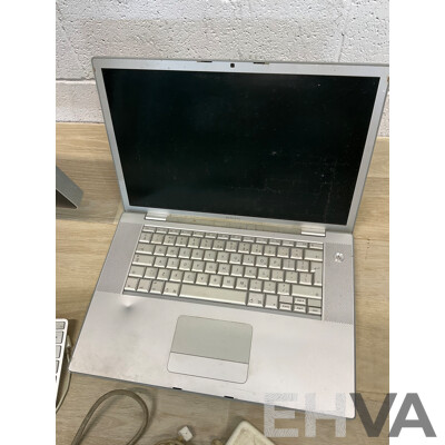 Old Apple Computer, Laptop and Accessories  - Lot of 4