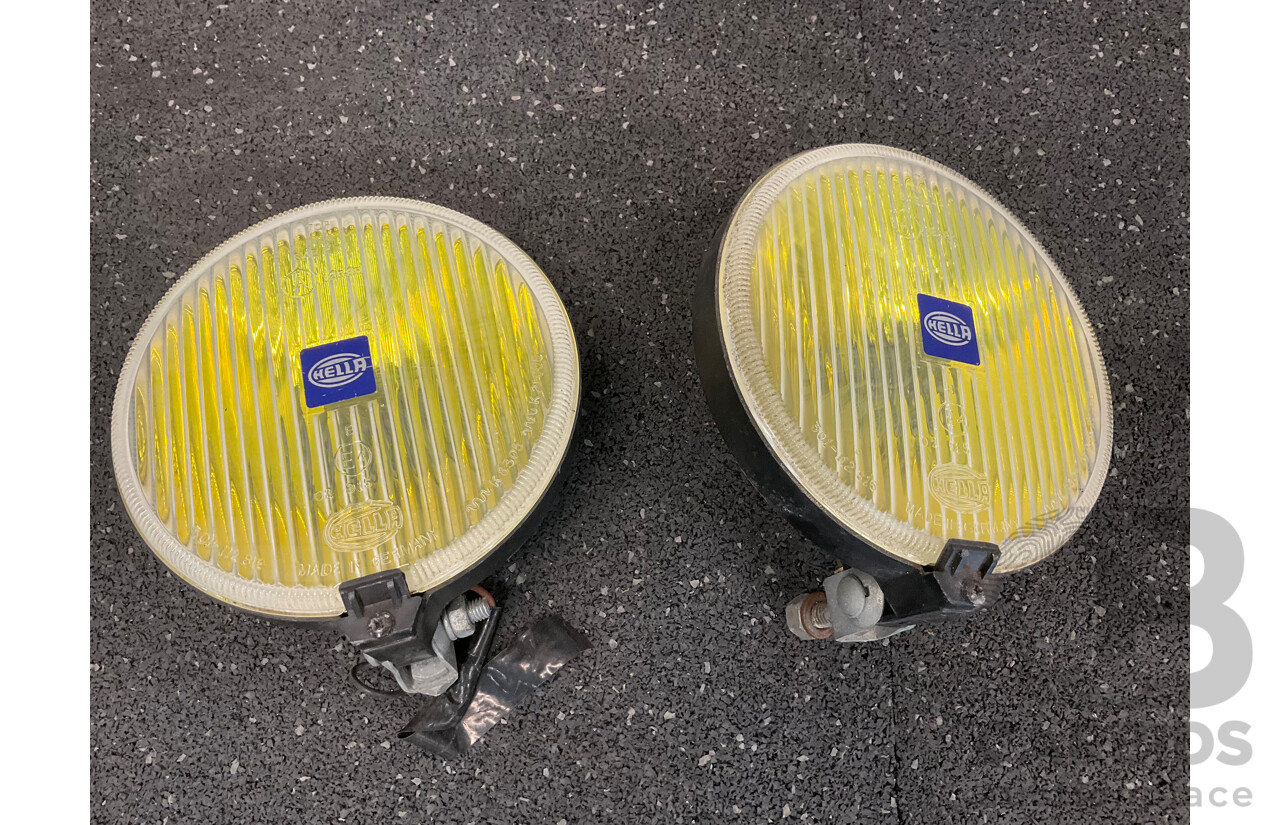 Assorted HELLA  Spot Light Lamps - Lot of 6
