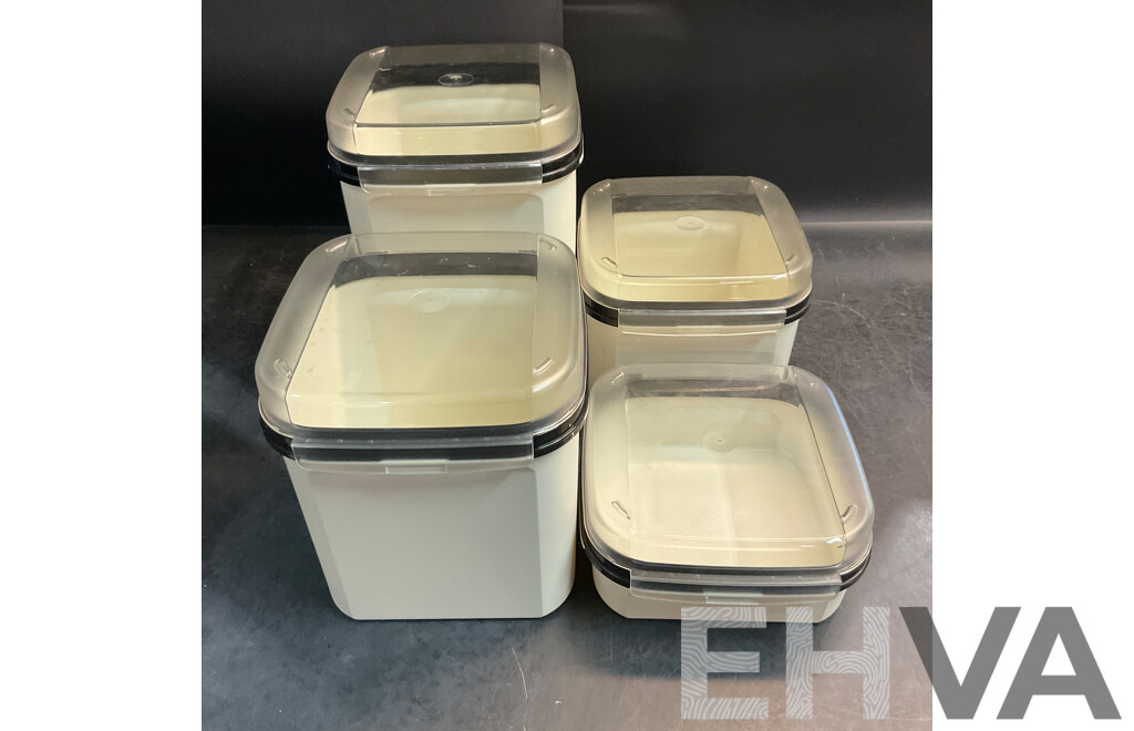 TUPPERWARE Containers Set - 1.2L / 2.6L / 4L / 5.5L