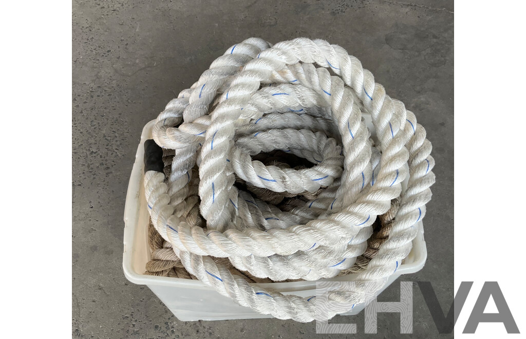 4cm Mooring Ropes - Lot of 2