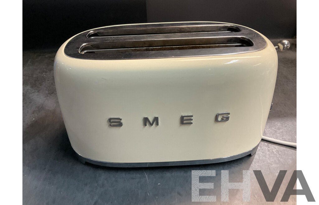 SMEG 50's Style 4 Slice Long-Slot Toaster
