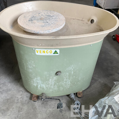 VENCO Foot Operated Speed Controlled Pottery Wheel