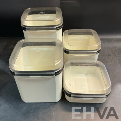 TUPPERWARE Containers Set - 1.2L / 2.6L / 4L / 5.5L