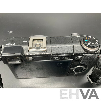 SONY NEX-6 Black Body 16.1MP Digital Camera with 18-200mm OSS, E 3.5-6.3 Lens (Black), Sony Stereo Microphone (ECM-XYST1M) with Accessories