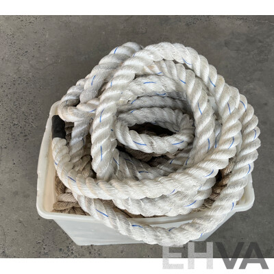 4cm Mooring Ropes - Lot of 2