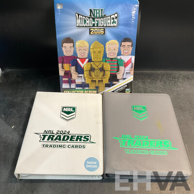 Collection of NRL Trading Cards & Micro Figures