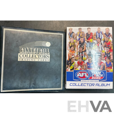 Collection of AFL Trading Cards & Basketball Trading Cards
