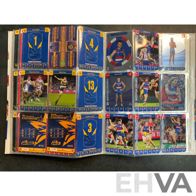 Collection of AFL Trading Cards & Basketball Trading Cards