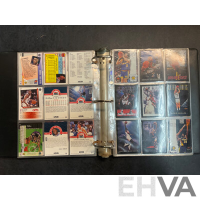 Collection of AFL Trading Cards & Basketball Trading Cards