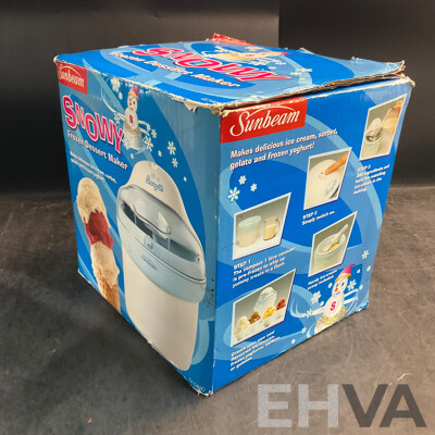 BREVILLE Juice Fountain & Sunbeam Frozen Dessert Maker & NESCAFE Dolce Gusto Coffee Machine - Lot of 3