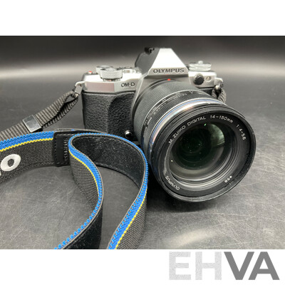 OLYMPUS OM-D E-M5 Mark II Digital Camera with 14-150 Mm Lens and Flash Lamp