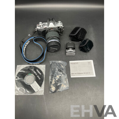 OLYMPUS OM-D E-M5 Mark II Digital Camera with 14-150 Mm Lens and Flash Lamp