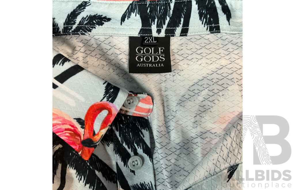 Assorted of Golf Shirt and Golf Balls