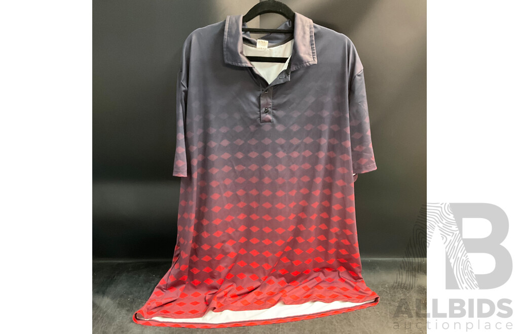 Assorted of Golf Shirt and Golf Balls