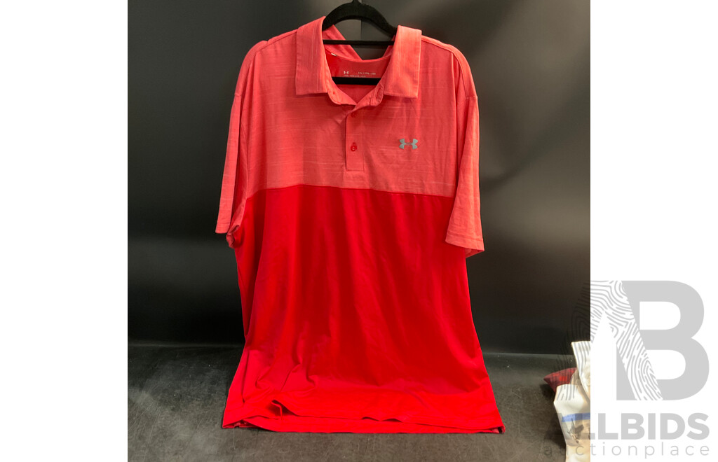 Assorted of Golf Shirt and Golf Balls