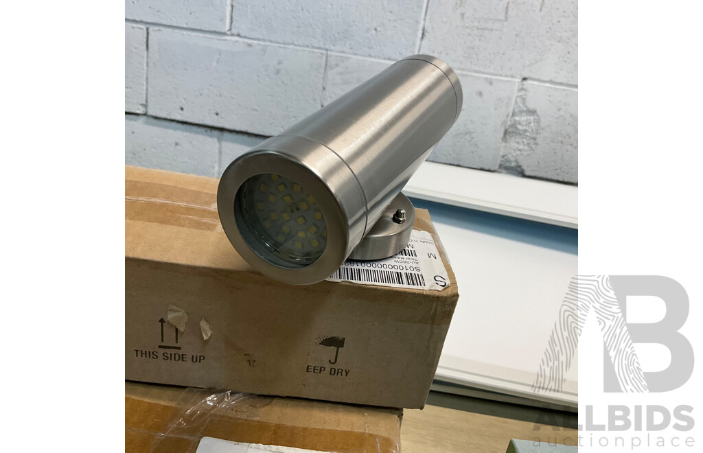 Assorted Light Fittings Includes LED Panels, Spot Lights, and Security Lights & More