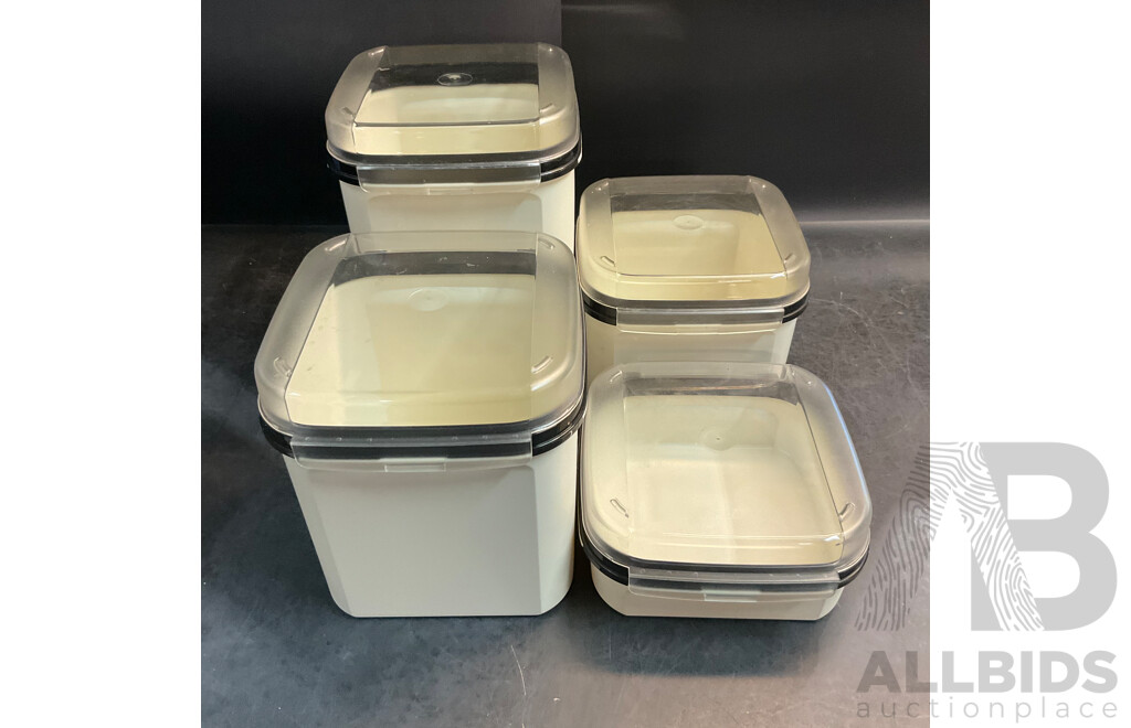 TUPPERWARE Containers Set - 1.2L / 2.6L / 4L / 5.5L