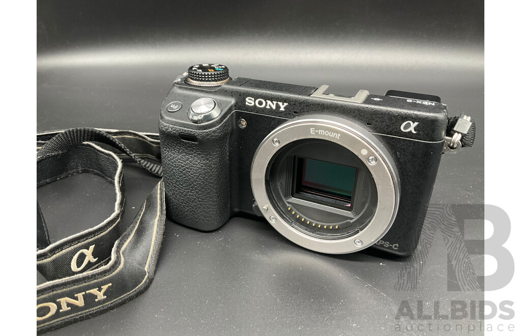 SONY NEX-6 Black Body 16.1MP Digital Camera with 18-200mm OSS, E 3.5-6.3 Lens (Black), Sony Stereo Microphone (ECM-XYST1M) with Accessories