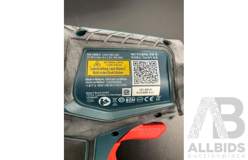 BOSCH (GIS 1000C) Thermo Detector Infrared Scanner Thermometer Bare Tool - ORP $325