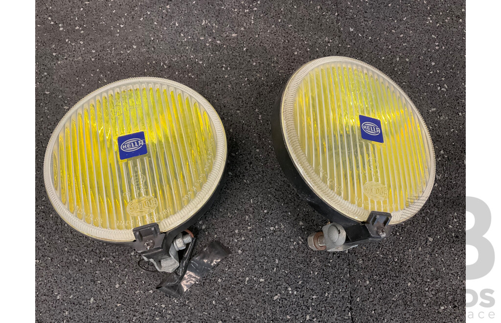 Assorted HELLA  Spot Light Lamps - Lot of 6