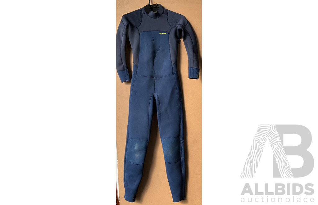 O'NEILL ,DECATHLON, QUICKSILVER Used Wetsuit - Lot of 4